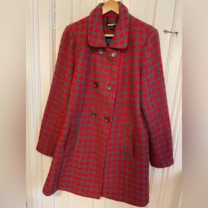 Cristina Ehrlich Houndstooth coat size L